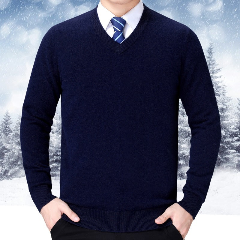 Men's Knitted Sweater Soft Cotton Comfortable