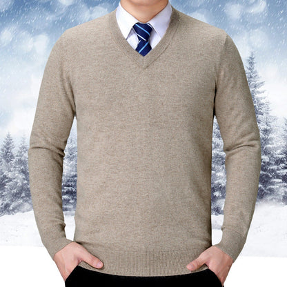 Men's Knitted Sweater Soft Cotton Comfortable