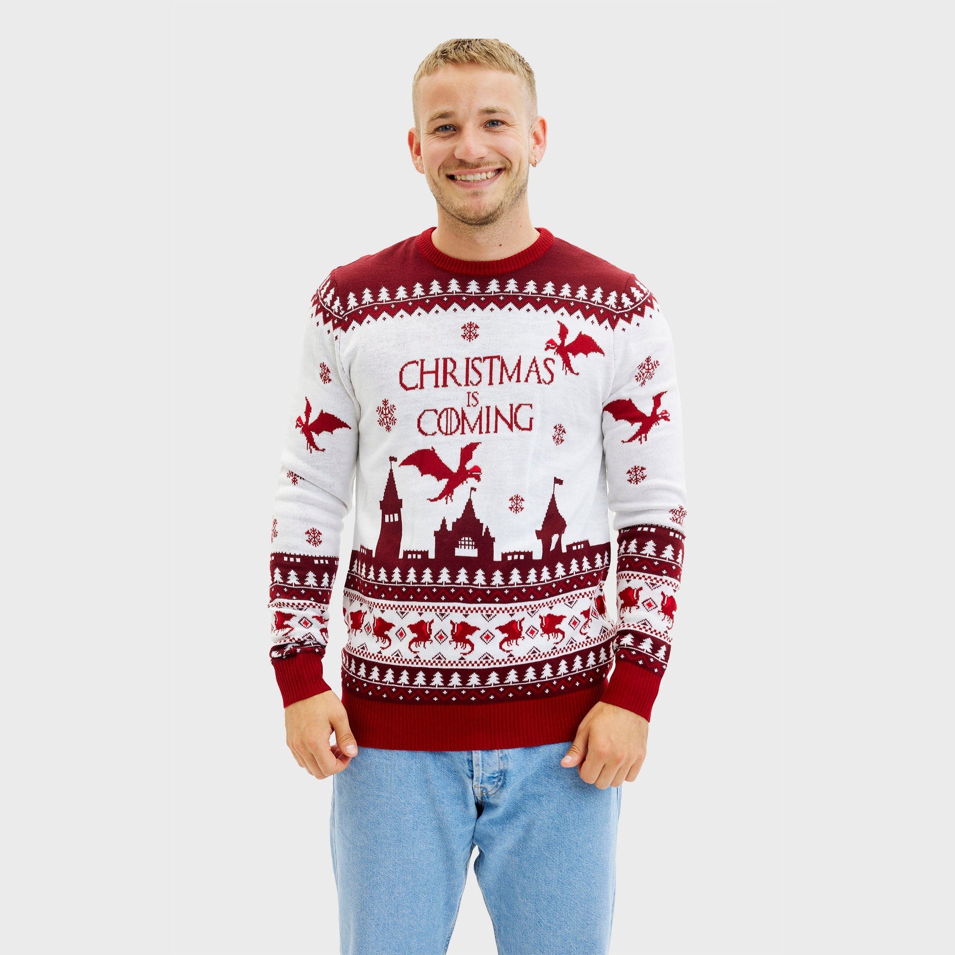 Weihnachtspullover Männer Festlich - IdealeKleiden