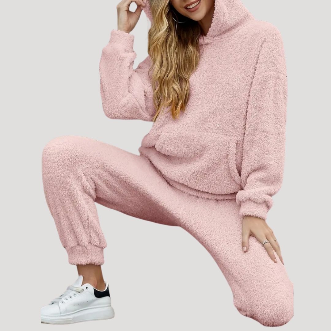 Women's Spring Shop Cozy Hooded Tracksuit Set