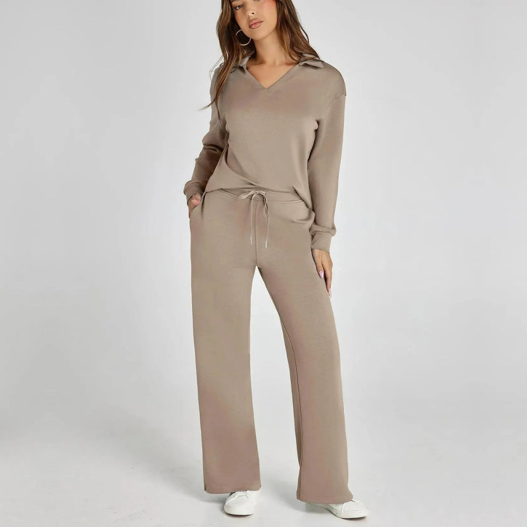 Women's Loungewear Set with Comfortable Trousers