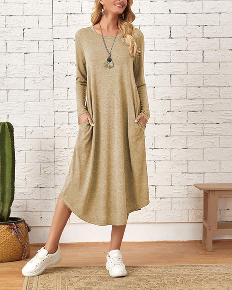 Loose Summer Dress With Pockets