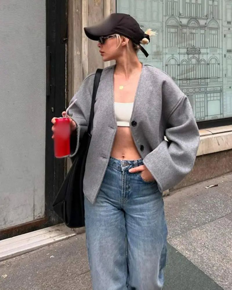 Stylish Women's Designer Blazer Coat