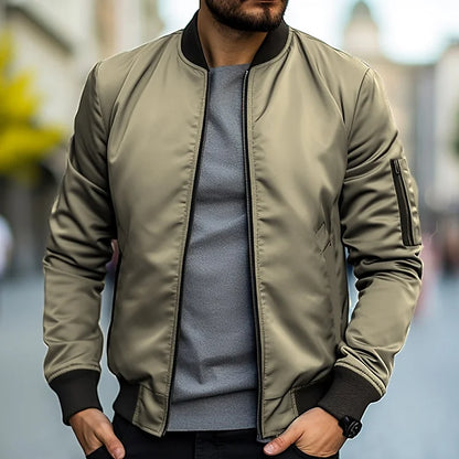 Men's Bomber Jacket Very Modern Zipper
