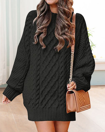 Classic Comfortable Long-Sleeved Plain Sweater