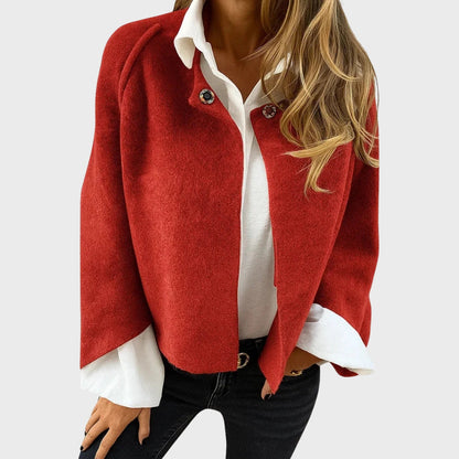 Elegant Short Coat for Women, Warm