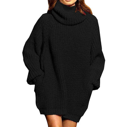 Women's Oversized High-Neck Pullover Casual Chic