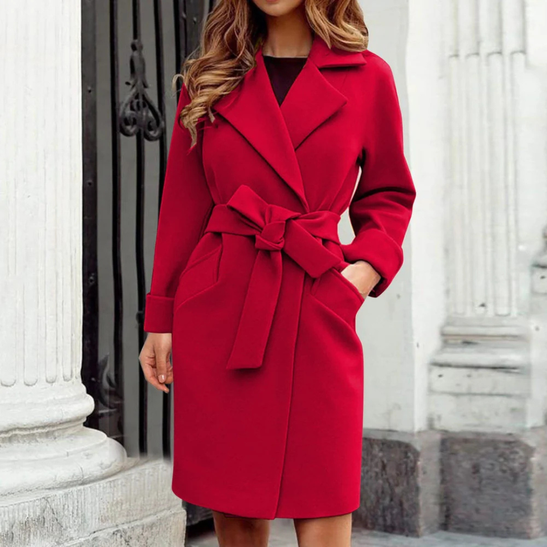 Women's Long Black Warm Insulated Winter Coat