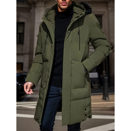 Men's Winter Parka Jacket Long Coat