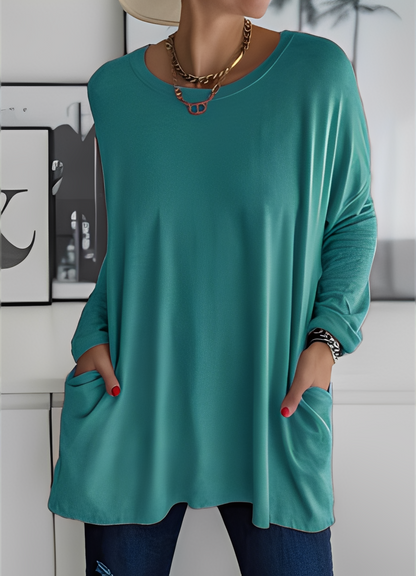 Damen Pullover Lässig Entspannt Modern
