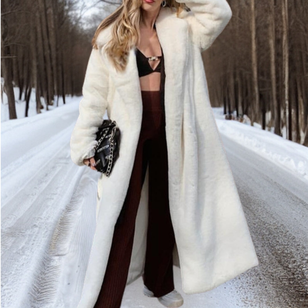 Elegante Damenjacke Lang Warm Winter - IdealeKleiden