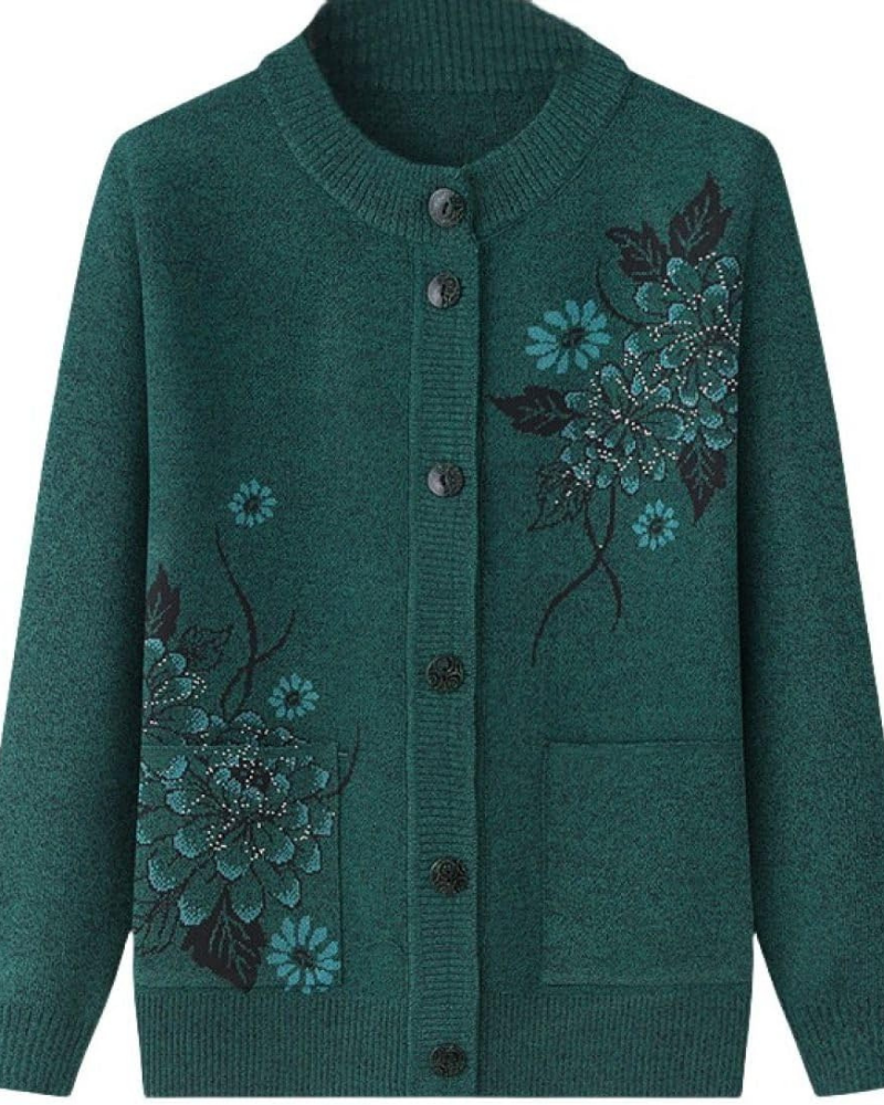 Floral Print Cardigan for Women