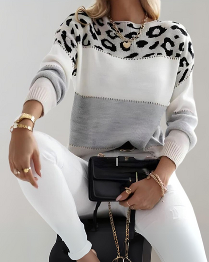 Leopard Print Sweater for Women Trendy Design