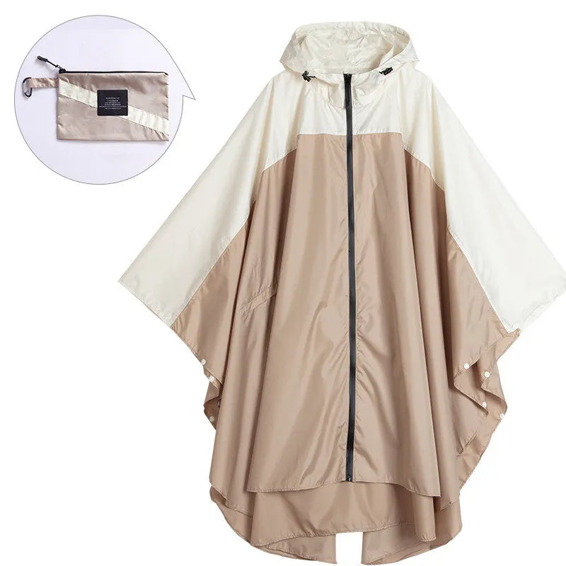 Practical Rain Poncho Unisex Waterproof With Hood