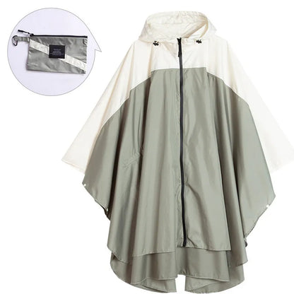 Practical Rain Poncho Unisex Waterproof With Hood