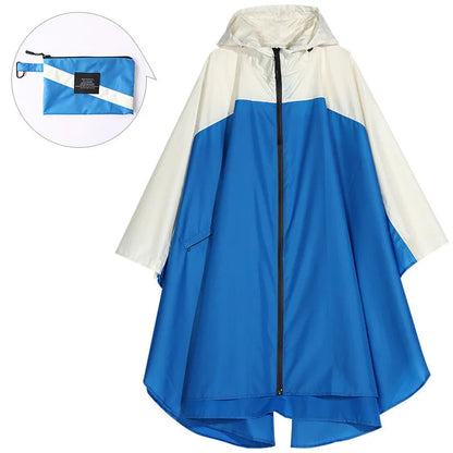 Practical Rain Poncho Unisex Waterproof With Hood