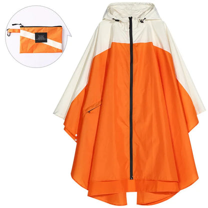 Practical Rain Poncho Unisex Waterproof With Hood