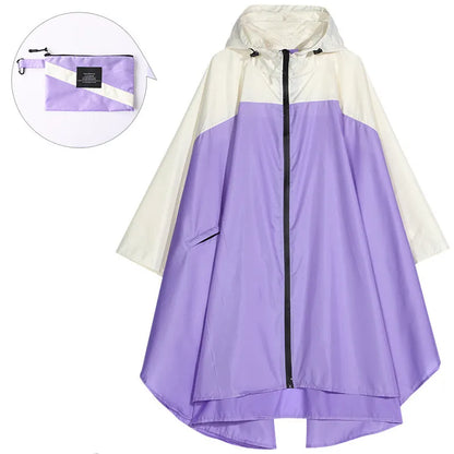 Practical Rain Poncho Unisex Waterproof With Hood