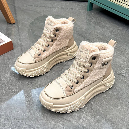 Women's High Top Chunky Sole Martin Boots