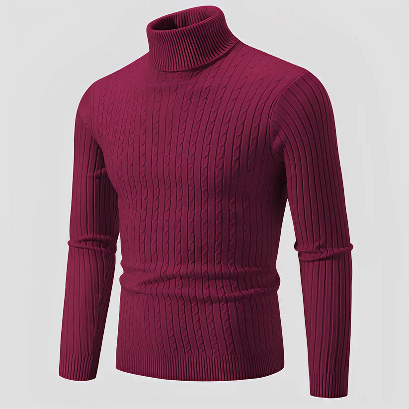 Stylish Rollkragen Pullover Herren Fashion