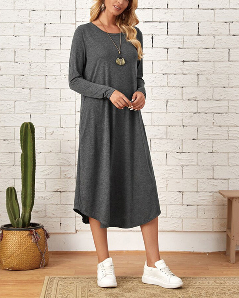 Loose Summer Dress With Pockets