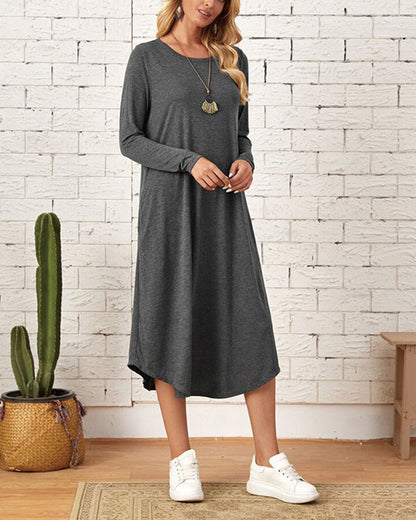 Loose Summer Dress With Pockets