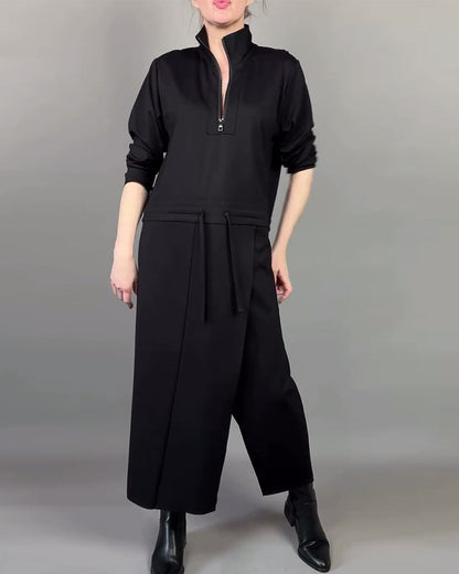 Elegant Women's Clothing | Zipper Collar Modern Style