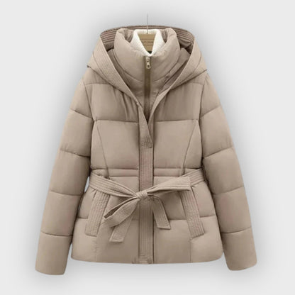 Stylish Women's Winter Parka with Belt