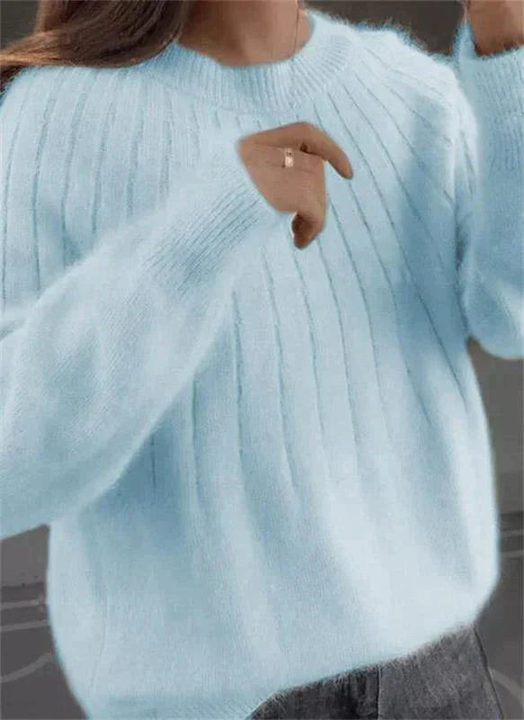 Soft Knit Sweater Cashmere Feel