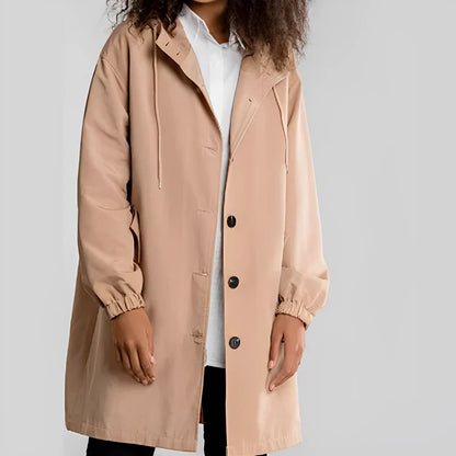 Waterproof outdoor jacket with hood