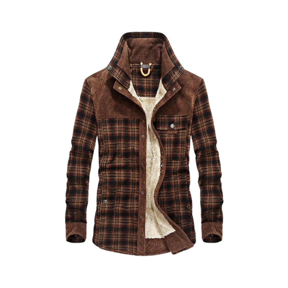 Men's Flannel Jacket Warm Winter