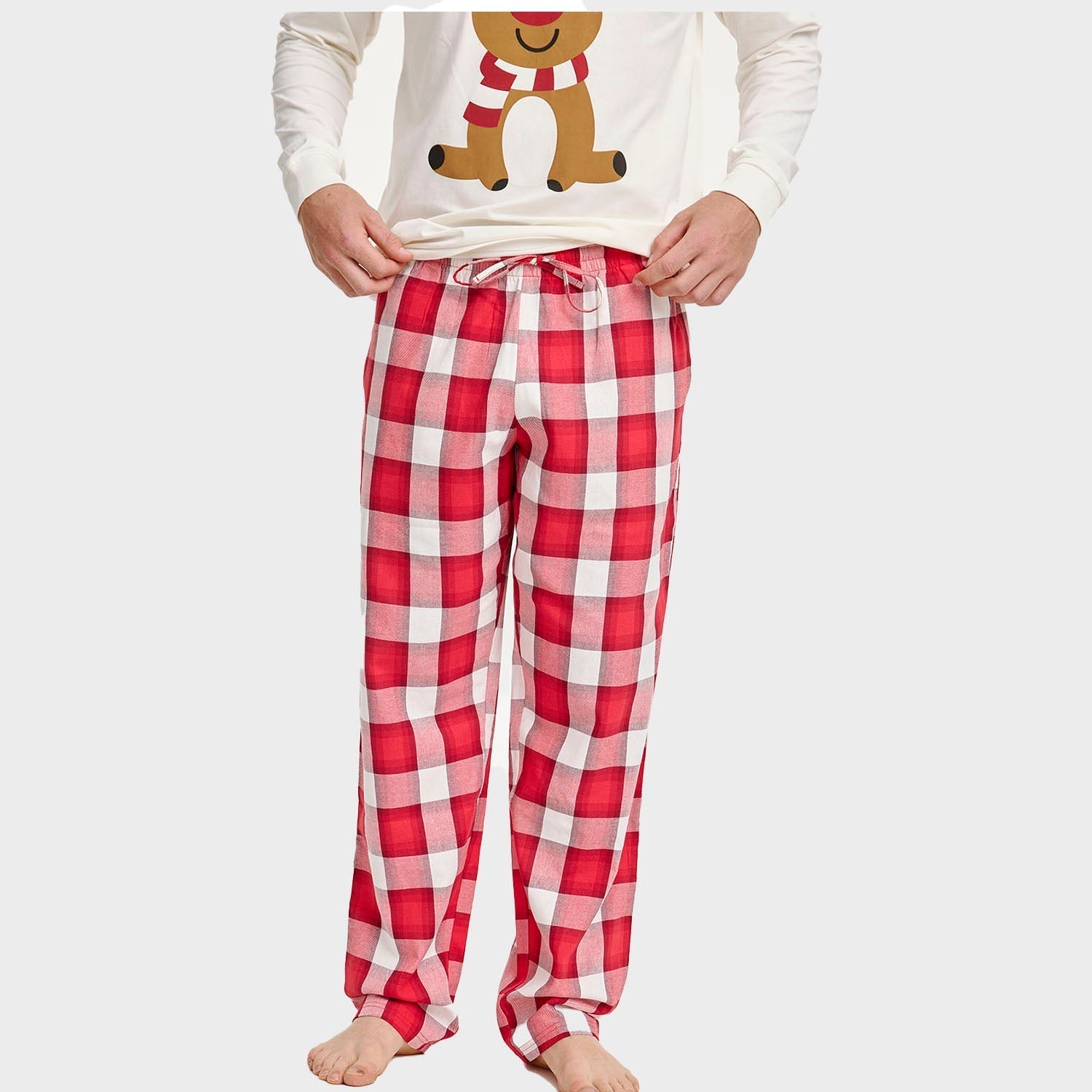 Weihnachtshose Herren Flanell Warm - IdealeKleiden