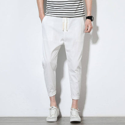 Men's Cotton Trousers Lightweight Comfortable