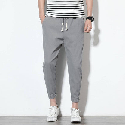 Men's Cotton Trousers Lightweight Comfortable