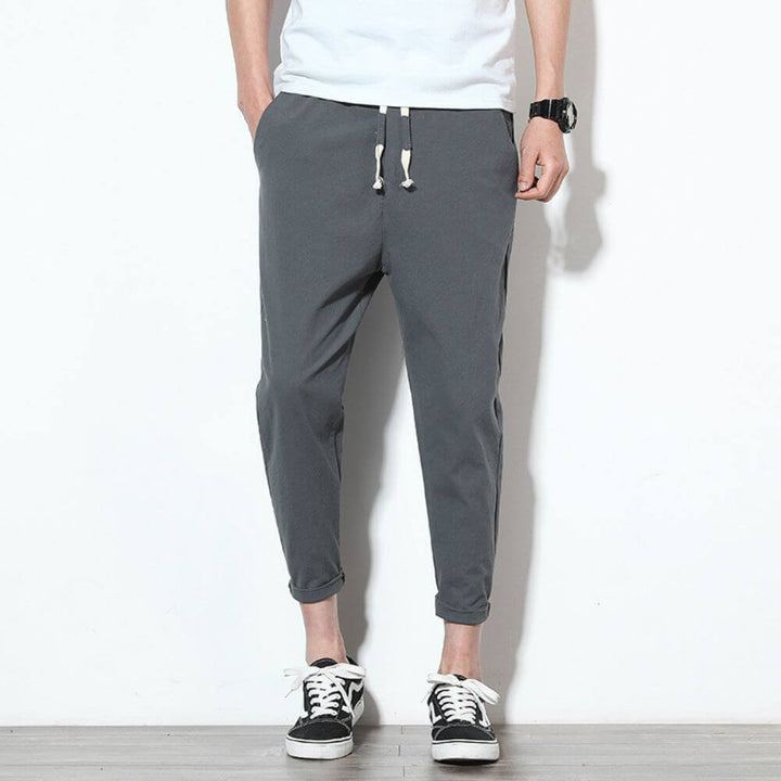 Men's Cotton Trousers Lightweight Comfortable
