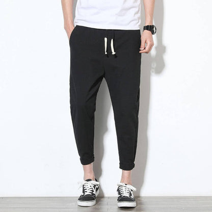 Men's Cotton Trousers Lightweight Comfortable
