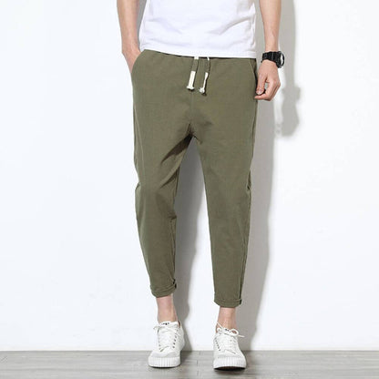 Men's Cotton Trousers Lightweight Comfortable