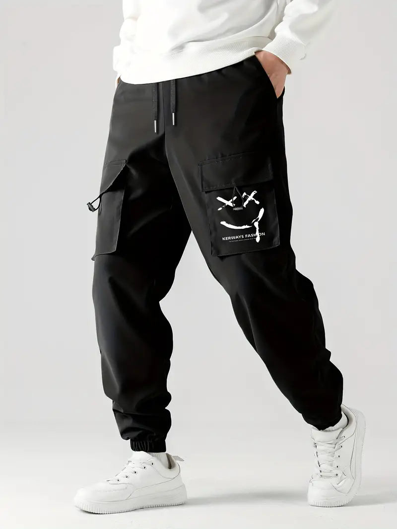 Men's Cargo Pants Comfortable with Drawstring
