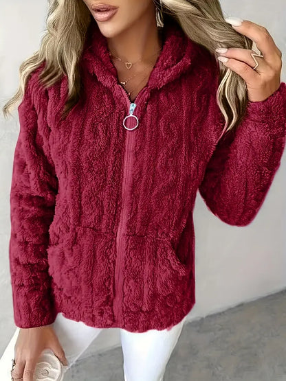 Hoodie Soft Comfortable With Zipper