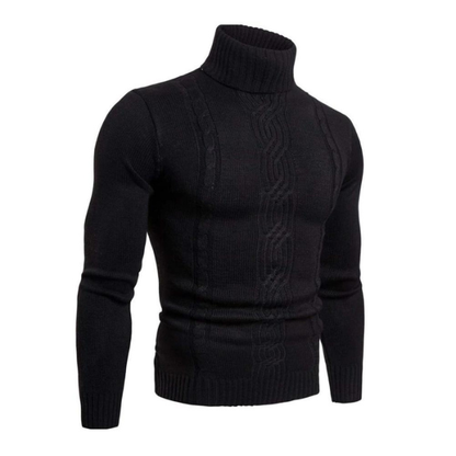 Knitted Sweater Warm Turtleneck Women