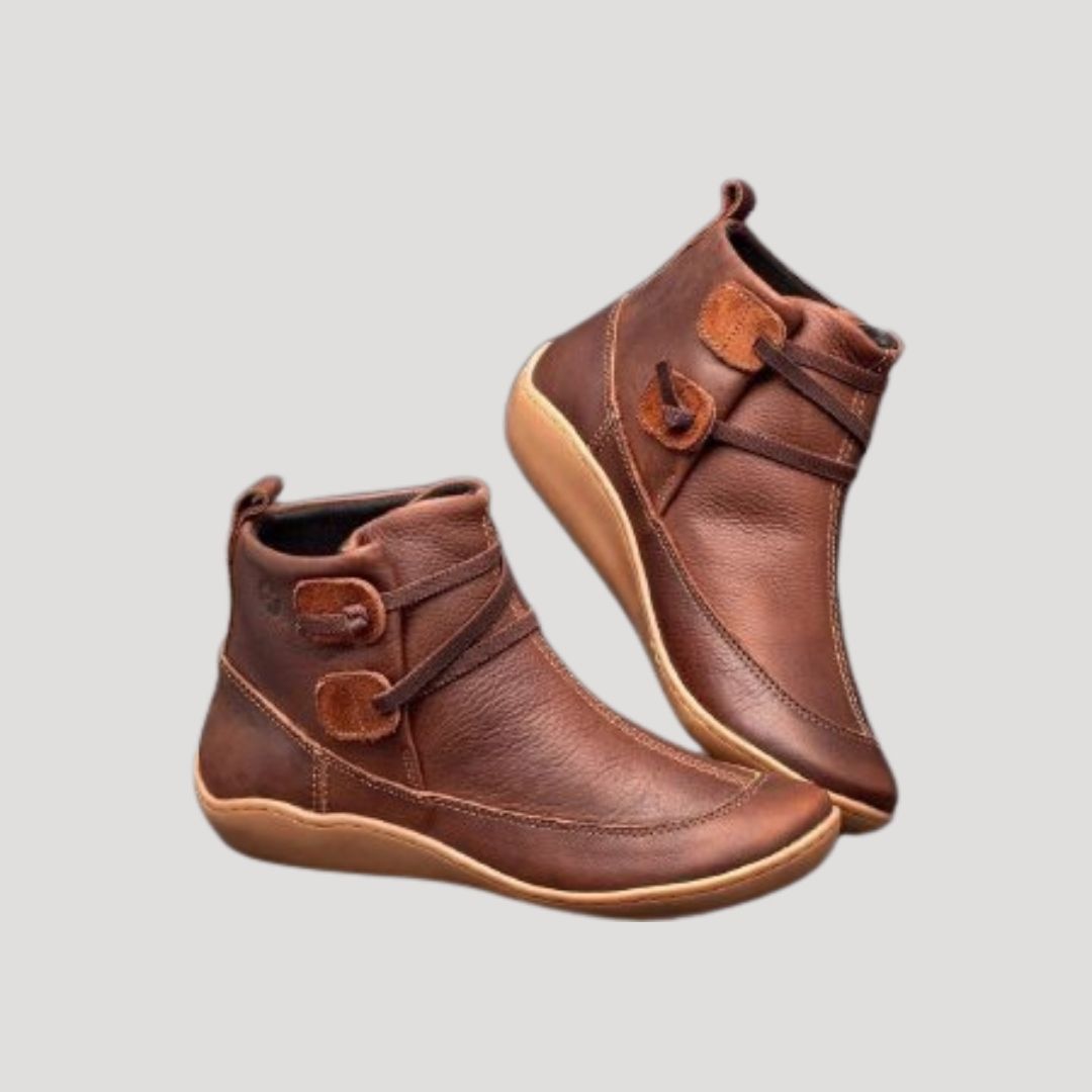 Damen Stiefel Frühling Lässig Schnürsenkel - IdealeKleiden