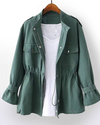 Elegante Damen Trenchcoat Modell - IdealeKleiden