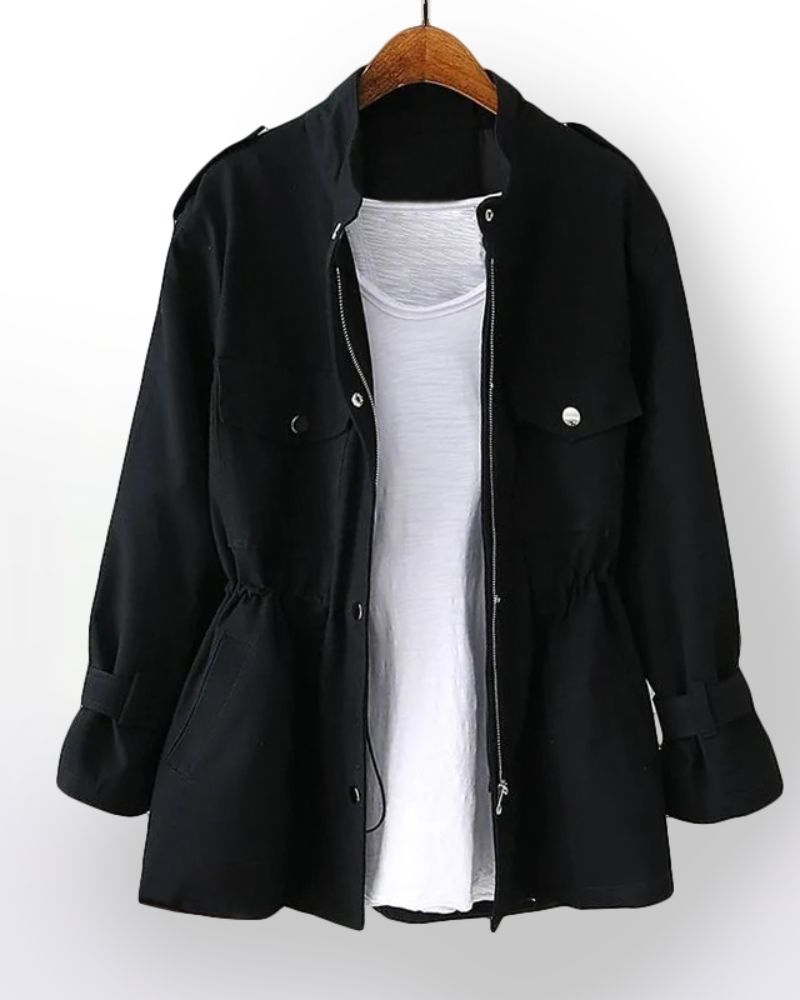 Elegant Women's Trench Coat Model
