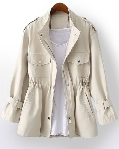 Elegant Women's Trench Coat Model