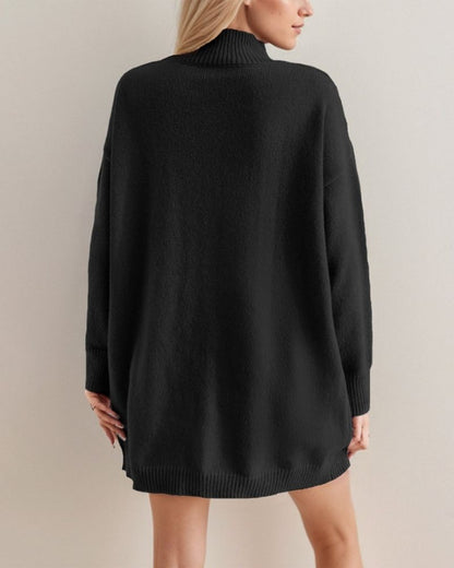 Stylischer Longline Pullover Modern & Einfach - IdealeKleiden