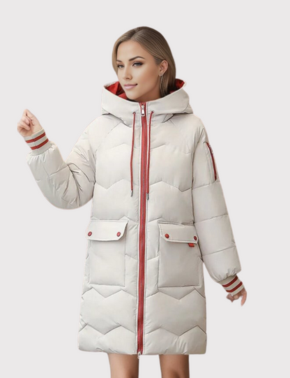 Warme Winterjacke Isoliert Damen - IdealeKleiden