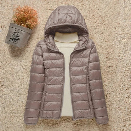 Waterproof Quilted Outdoor Jacket Black