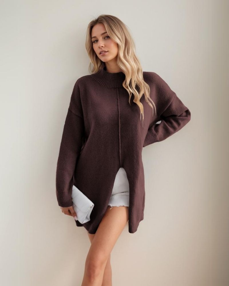 Stylish Longline Sweater Modern & Simple