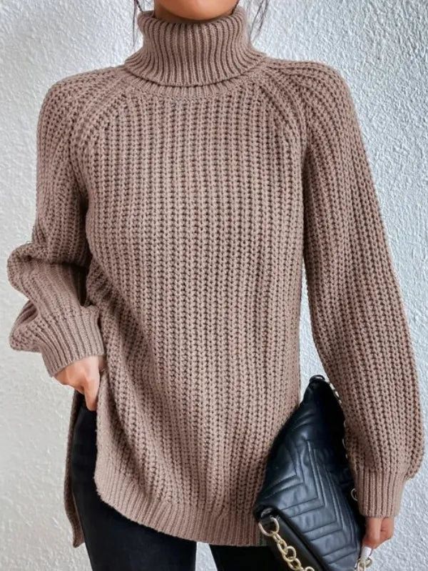 Soft Women's Modern Turtleneck Sweater
