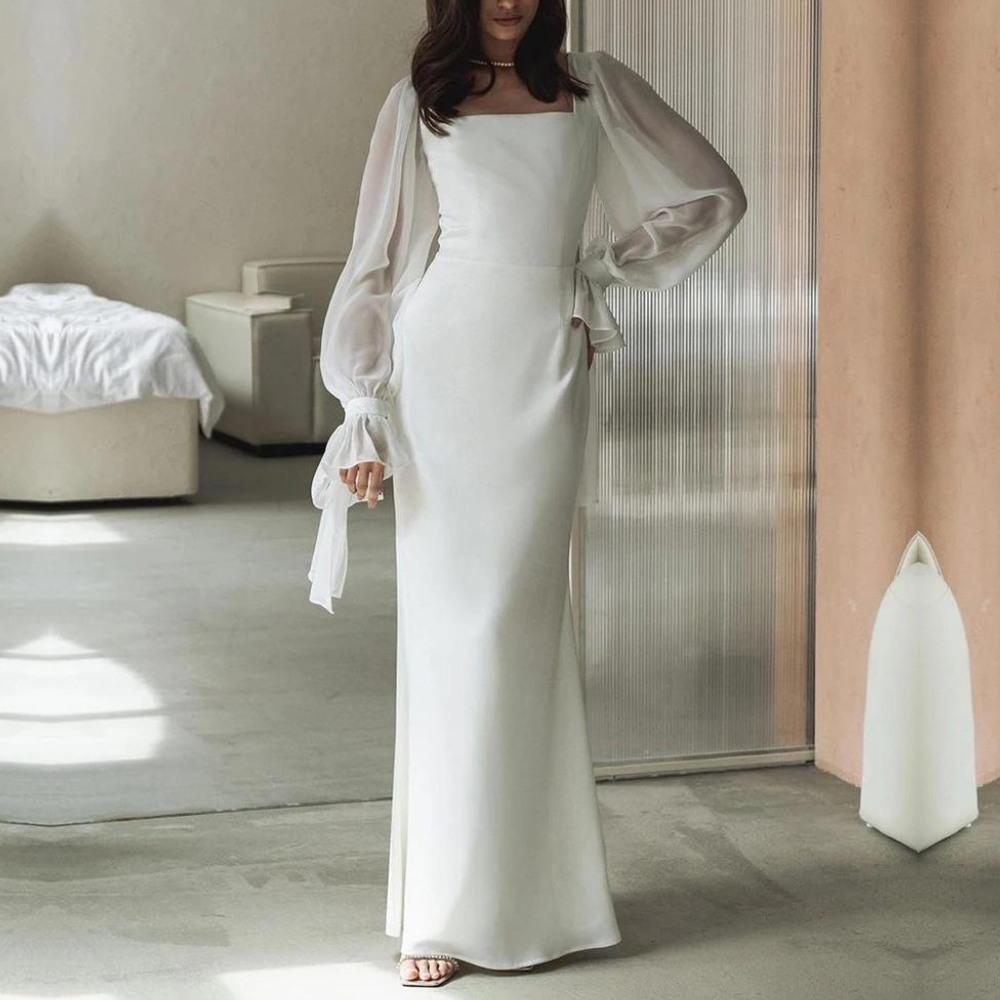 Langes Abendkleid Elegant Damen - IdealeKleiden